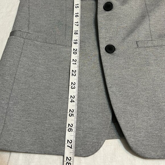Zara Men's Blazer Gray Two Button Size Small /38R Sport Coat - Picture 9 of 11